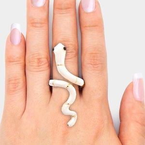 Snake Ring Gold Plated Adjustable